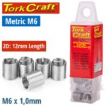 THREAD REPAIR KIT M6 X 2D REPLACEMENT INSERTS 10PCE