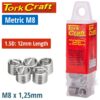 THREAD REPAIR KIT M8 X 1.5D REPLACEMENT INSERTS 10PCE
