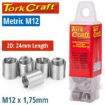 THREAD REPAIR KIT M12 X 2.0D REPLACEMENT INSERTS 5PCE