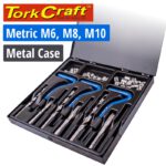 THREAD REPAIR  KIT 3PCS COMBINATION SET M6/M8/M10 INTERNAL (METAL BOX)