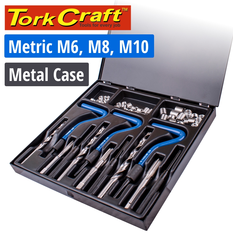 THREAD REPAIR KIT 3PCS COMBINATION SET M6/M8/M10 INTERNAL (METAL BOX) THREAD REPAIR KIT 3PCS COMBINATION SET M6/M8/M10 INTERNAL (METAL BOX)