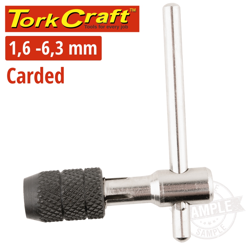 T TAP WRENCH 1.6-6.3MM CARDED T TAP WRENCH 1.6-6.3MM CARDED