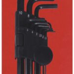 HEX KEY SET 9PC BALL POINT 1.5-10MM CARDED CR-V