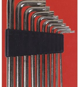 TORX KEY SET 10PC T9-T50  CR-V CARDED