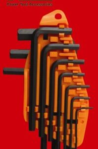 HEX ALLEN KEY SET 10PC 1.5-10MM CARDED CR-V