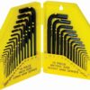 30PCE ALLEN KEY SET METRIC & IMPERIAL SIZES IN PLASTIC CASE