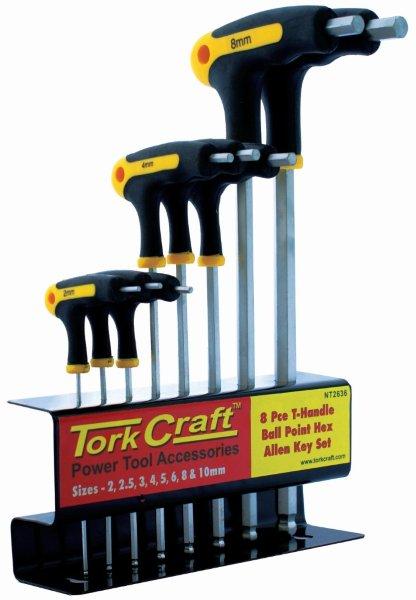 8PCE BALL POINT ALLEN KEY SET WITH HANDLES 8PCE BALL POINT ALLEN KEY SET WITH HANDLES