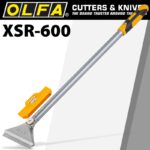 OLFA HEAVY DUTY SCRAPER 600MM WITH 0.8MM BLADE AND SAFETY BLADE COVER