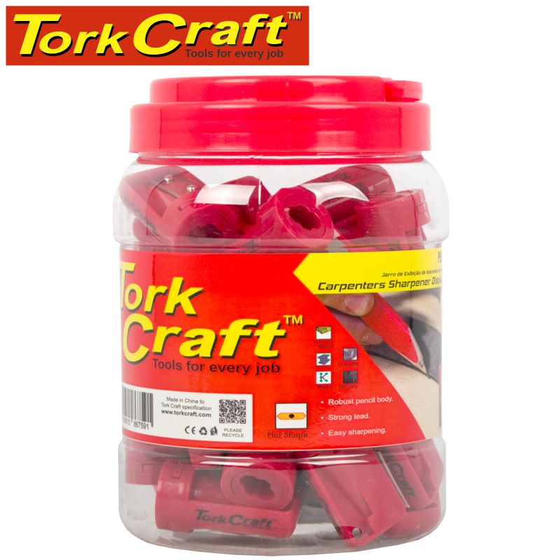 CARPENTERS SHARPENER 40PC PER DISPLAY JAR CARPENTERS SHARPENER 40PC PER DISPLAY JAR