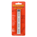 CARPENTERS PENCIL DURA LEAD REFILL 5PC WHITE