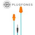 GUARDIAN SERIES PLUGFONE BLUE/ORANGE WIRED EARPHONES
