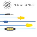 GUARDIAN PLUS SERIES BLUE/YELLOW WIRED EARPHONES WITH MIC & VOL CONT