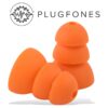 REPLACEMENT SILICONE EAR BUD ORANGE 10 PACK (5 PAIRS)