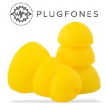 REPLACEMENT SILICONE EAR BUD YELLOW 10 PACK (5 PAIRS)