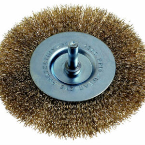 WIRE WHEEL BRUSH 75MM DBL.THIC