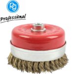 WIRE CUP BRUSH KNOTTED 120MM
