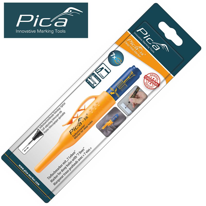 PICA INK MARKER FOR DEEP HOLES BLUE PICA INK MARKER FOR DEEP HOLES BLUE