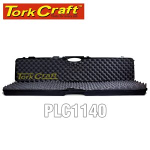 PLASTIC CASE 1230X260X115MM OD WITH FOAM BLACK SINGLE AIR RIFLE