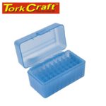 HARD CASE AMMO BOX 120X60X70MM RIFLE 50 ROUNDS (TB903)