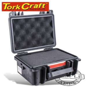 HARD CASE 225X185X115MM OD WITH FOAM BLACK WATER & DUST PROOF (19208)
