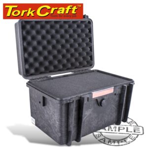 HARD CASE 420X300X290MM OD WITH FOAM BLACK WATER & DUST PROOF (382323)
