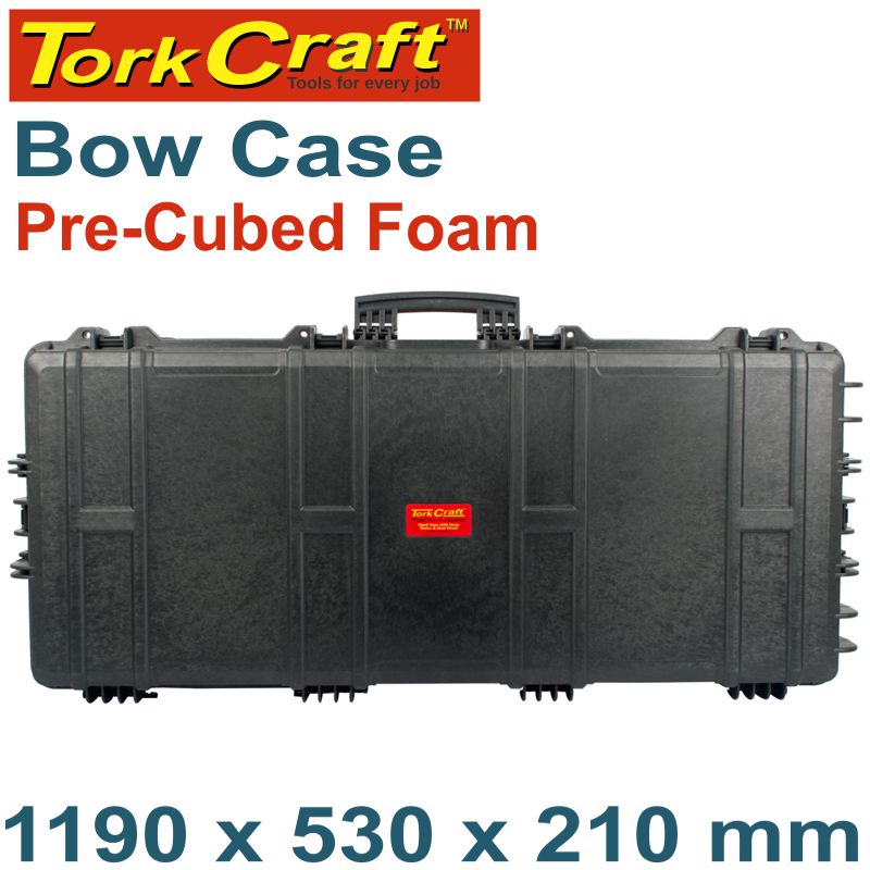 BOW CASE 1190X530X210MM WITH PRE-CUBED BREAKOUT FOAM BOW CASE 1190X530X210MM WITH PRE-CUBED BREAKOUT FOAM
