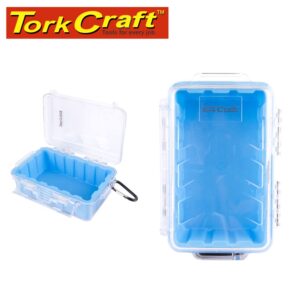MICRO CASE BLUE 199 X 130 X 79MM SIL./LINER WITH CARABIN.CLIP