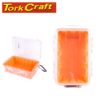 MICRO CASE ORAN.199 X 130 X 79MM SIL./LINER WITH CARABIN.CLIP