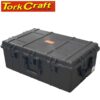 PLASTIC CASE 797 X 518 X 313MM OD WITH FOAM BLACK CASE WATER & DUST PR