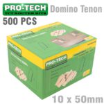 DOMINO TENON 10X50MM 500PC PER COLOUR BOX BEECH WOOD