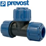 T-PIECE FEMALE FOR PIPE EQUAL D.32MM