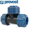 T-PIECE FEMALE FOR PIPE EQUAL D.40MM