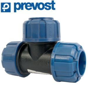 T-PIECE FEMALE FOR PIPE EQUAL D.40MM