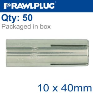 S-STEEL WEDGE ANCHOR 10X40MM X50 -BOX