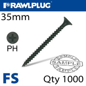 DRYWALL SCREW FINE THREAD 35MM BOX OF 1000