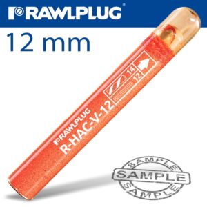 R-HAC-V VINYLESTER HAMMER-IN GLASS CAPSULES 12MM