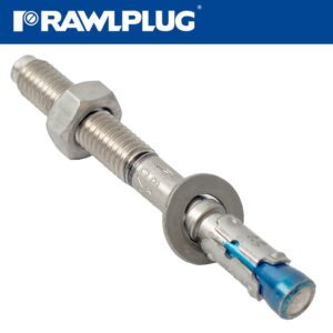 STAINLESS STEEL THROUGHBOLT M08X075MM X100-BOX