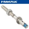STAINLESS STEEL THROUGHBOLT M08X085MM X100-BOX