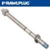 STAINLESS STEEL THROUGHBOLT M12X180MM X50-BOX