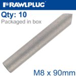 INTERNALY THREADED SOCKETS M8X90 ZINC PLATED