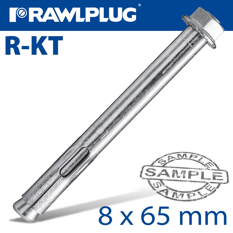 R-KT SLEEVE ANCHOR 8X65MM X100 PER BOX R-KT SLEEVE ANCHOR 8X65MM X100 PER BOX