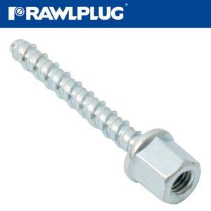 CONCRETE SCREWBOLT M6 7.5x55MM INTERNAL THREAD M8 ZINC PL X100-BOX