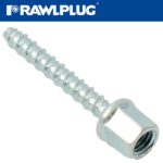 CONCRETE SCREWBOLT M6 7.5x55MM INTERNAL THREAD M10 ZINC PL X100-BOX