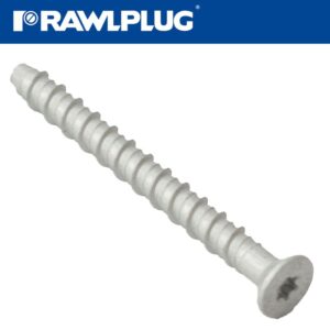 CONCRETE SCREWBOLT M6 7.5x75MM CSK ZINC FL  X100-BOX