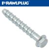 CONCRETE SCREWBOLT M10 12.5x85MM HEX FLANGE ZINC PL X50-BOX