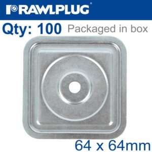 SQUARE STEEL WASHER 64MM