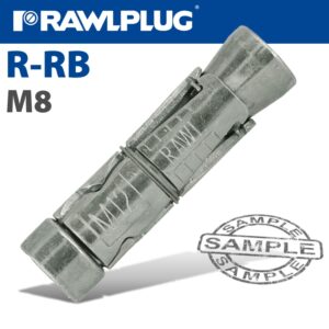 R-RB RAWLBOLT SHIELD ONLY M08W BOX OF 100