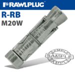 R-RB RAWLBOLT SHIELD ONLY M20W BOX OF 15