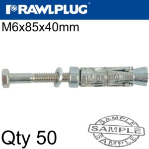 RAWLBOLT M6X85X40MM X50-BOX (12MM HOLE)