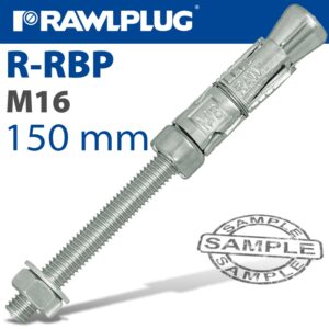 PROJECTING BOLT M16X150X15MM X10 -BOX